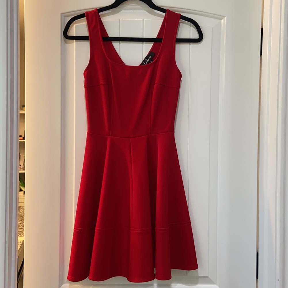 NWOT - Red Fit & Flare Dress